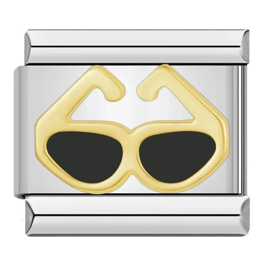 Glass - Cacilia Sauer - Italian Charm Bracelet - custom jewelry - vintage jewelry - charms and pendants