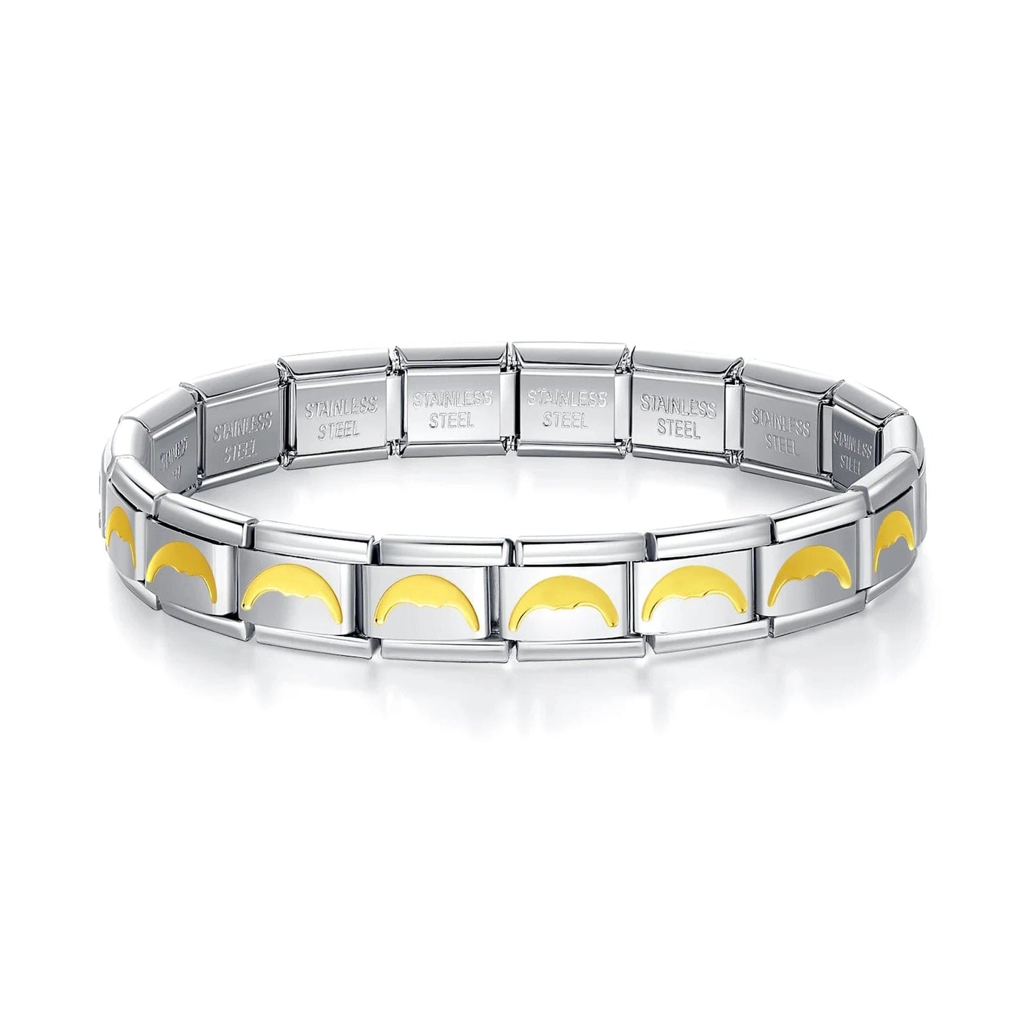 Golden Horizon Bracelet - Cacilia Sauer - Italian Charm Bracelet - custom jewelry - vintage jewelry - charms and pendants