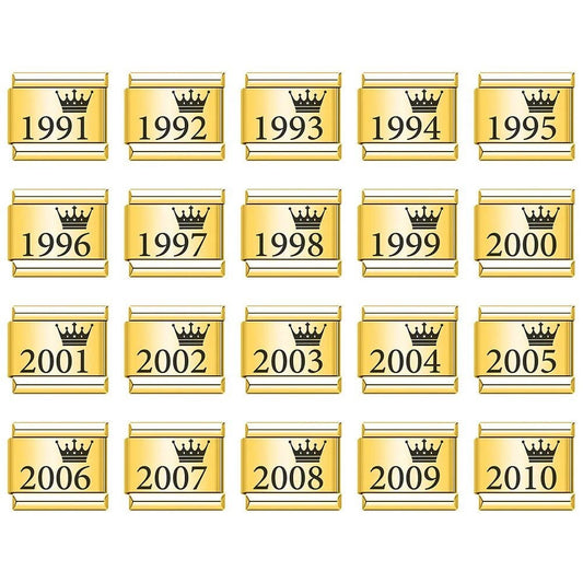 Golden Year Links - Cacilia Sauer - Italian Charm Bracelet - custom jewelry - vintage jewelry - charms and pendants