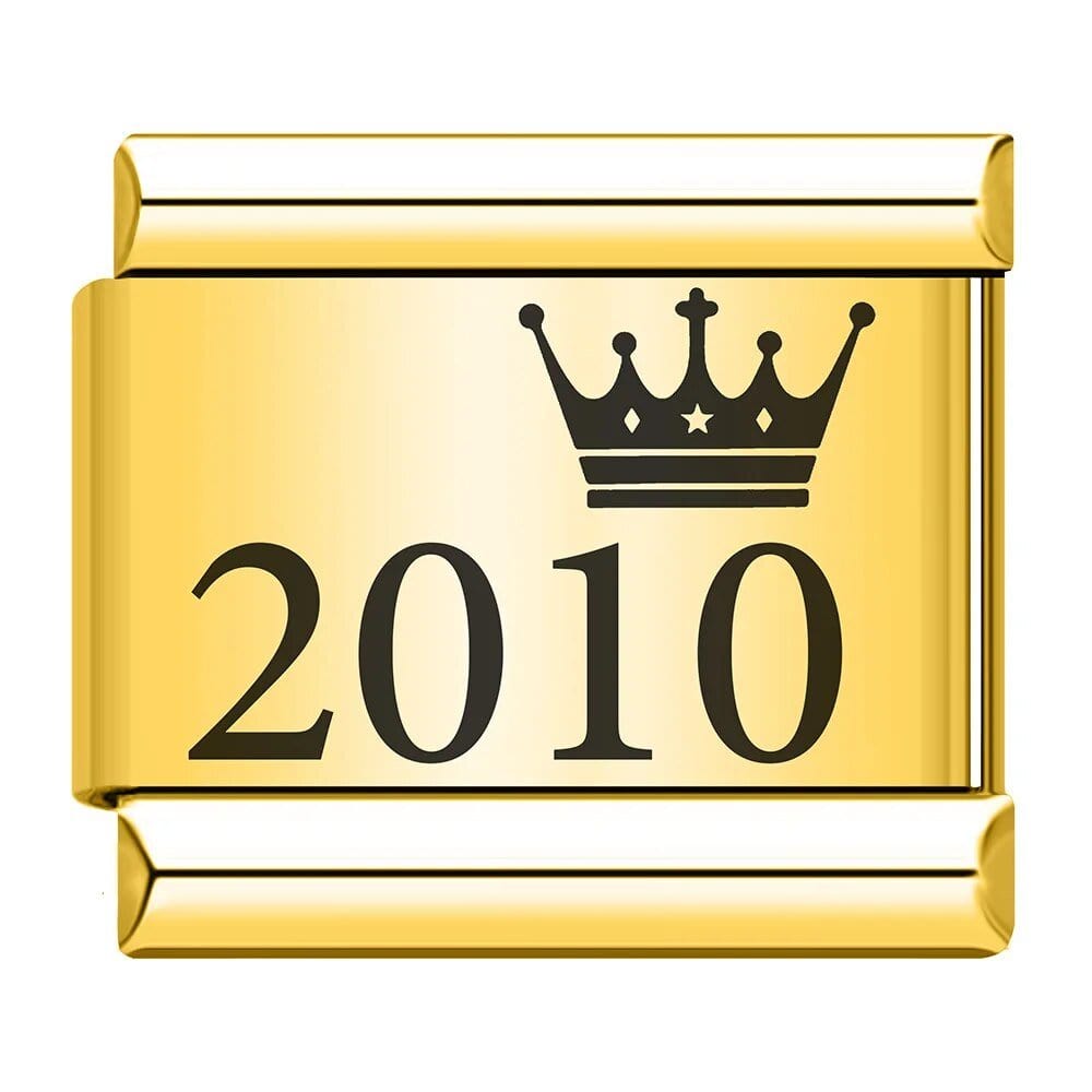 Golden Year Links - Cacilia Sauer - Italian Charm Bracelet - custom jewelry - vintage jewelry - charms and pendants