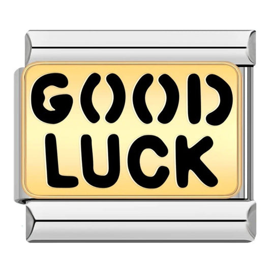 Good Luck - Cacilia Sauer - Italian Charm Bracelet - custom jewelry - vintage jewelry - charms and pendants