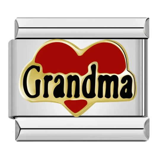 Grandma - Cacilia Sauer - Italian Charm Bracelet - custom jewelry - vintage jewelry - charms and pendants