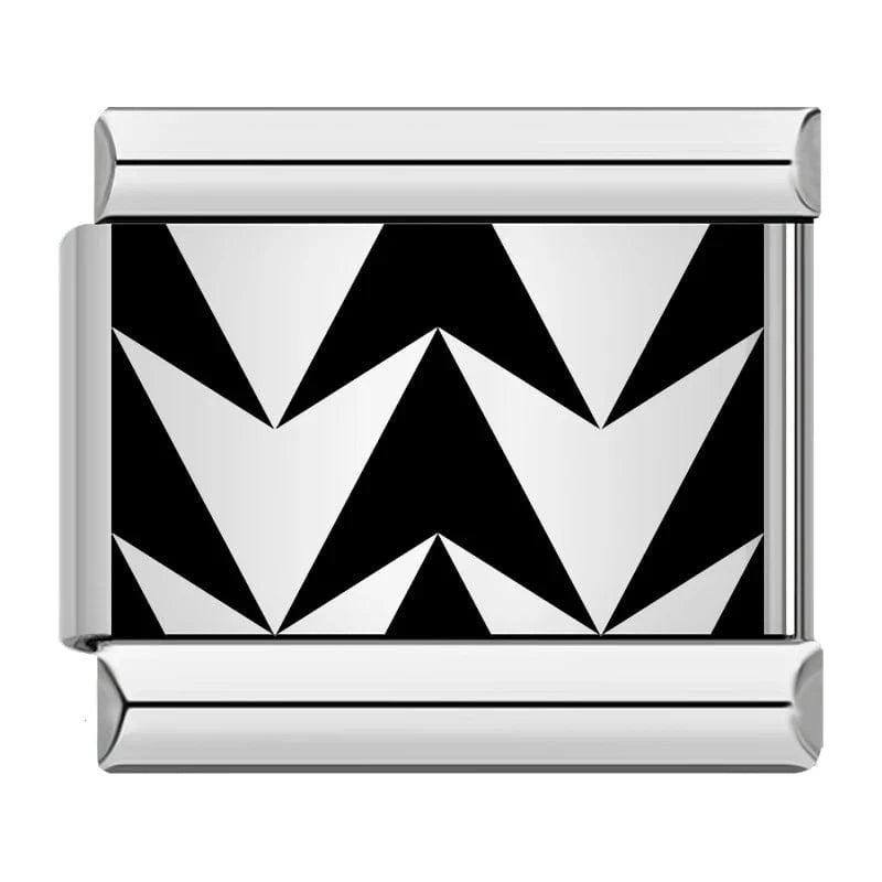 Black Zigzag Pattern