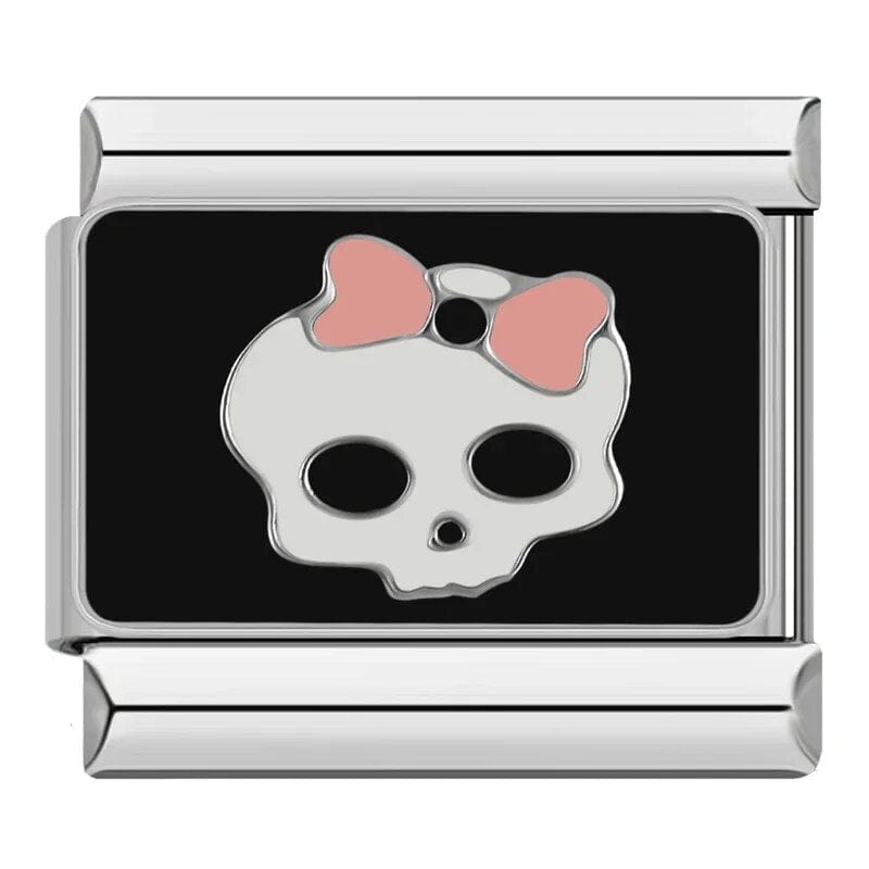 Skull with Pink Bow