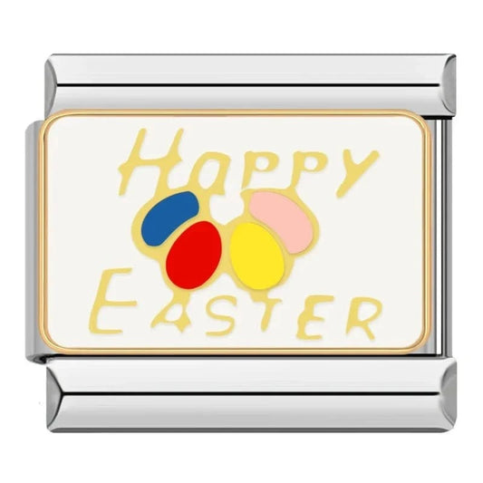 Happy Easter - Cacilia Sauer - Italian Charm Bracelet - custom jewelry - vintage jewelry - charms and pendants