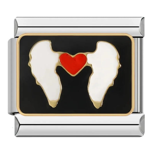 Heart Angel - Cacilia Sauer - Italian Charm Bracelet - custom jewelry - vintage jewelry - charms and pendants