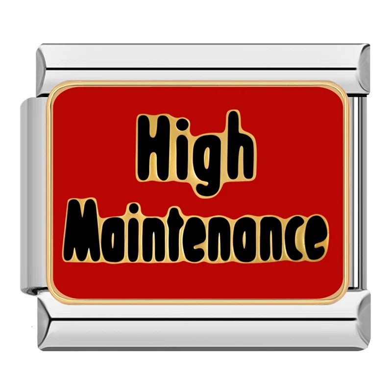 High Maintenance - Cacilia Sauer - Italian Charm Bracelet - custom jewelry - vintage jewelry - charms and pendants