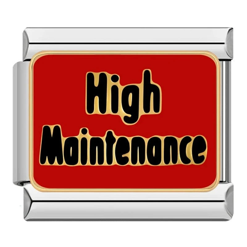 High Maintenance - Cacilia Sauer - Italian Charm Bracelet - custom jewelry - vintage jewelry - charms and pendants