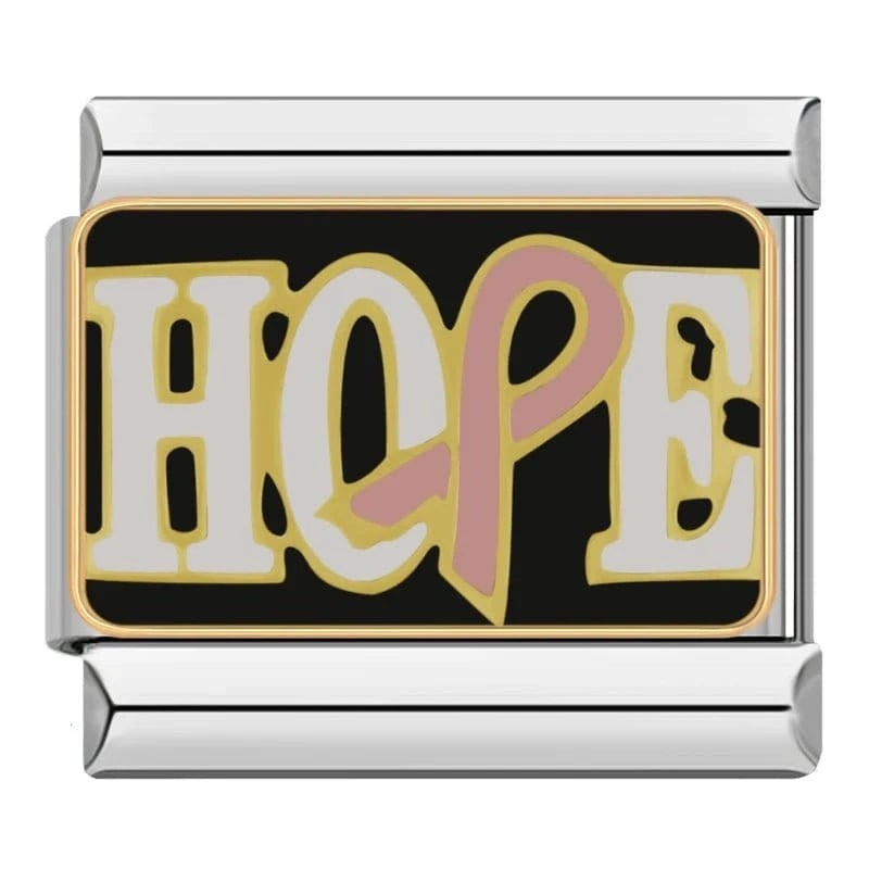 Hope - Cacilia Sauer - Italian Charm Bracelet - custom jewelry - vintage jewelry - charms and pendants