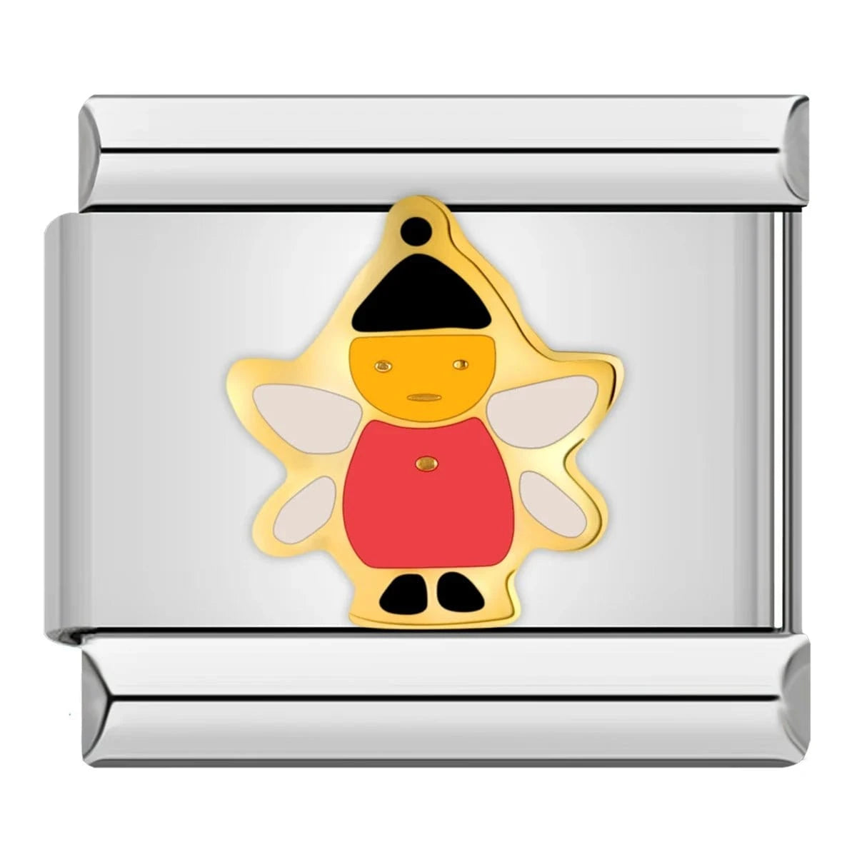 Human Bee - Cacilia Sauer - Italian Charm Bracelet - custom jewelry - vintage jewelry - charms and pendants