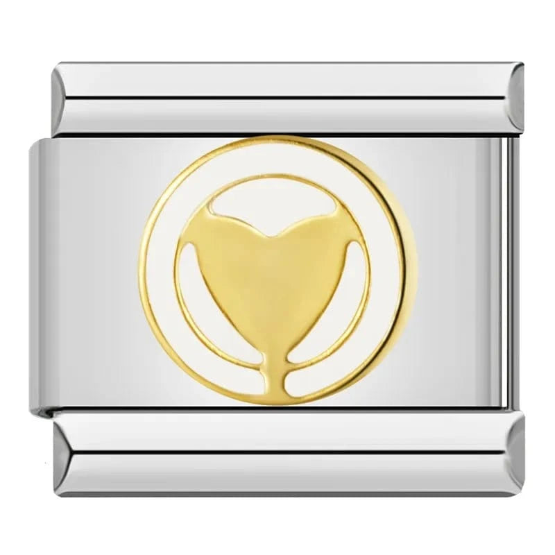 Infinity Heart - Cacilia Sauer - Italian Charm Bracelet - custom jewelry - vintage jewelry - charms and pendants