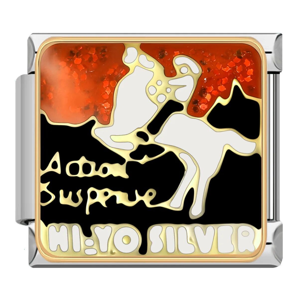 Knight - Cacilia Sauer - Italian Charm Bracelet - custom jewelry - vintage jewelry - charms and pendants