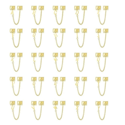 Letter Chain - Cacilia Sauer - Italian Charm Bracelet - custom jewelry - vintage jewelry - charms and pendants