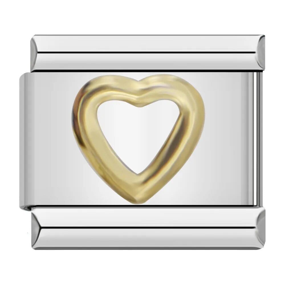 Letters - Cacilia Sauer - Italian Charm Bracelet - custom jewelry - vintage jewelry - charms and pendants