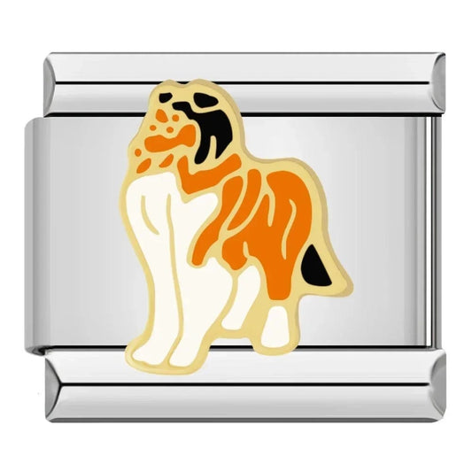 Lion - Cacilia Sauer - Italian Charm Bracelet - custom jewelry - vintage jewelry - charms and pendants