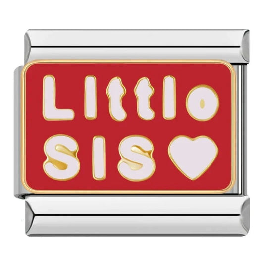 Little Sis - Cacilia Sauer - Italian Charm Bracelet - custom jewelry - vintage jewelry - charms and pendants