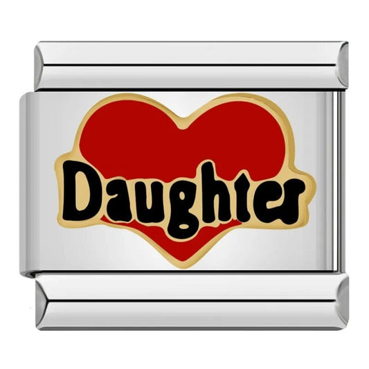 Love Daughter - Cacilia Sauer - Italian Charm Bracelet - custom jewelry - vintage jewelry - charms and pendants