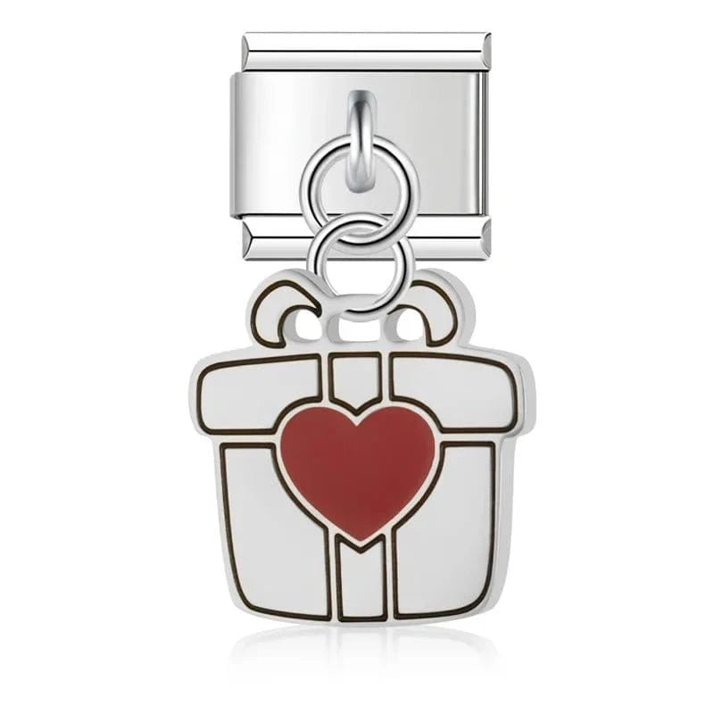 Love & Heartbreak Charm Set - Cacilia Sauer - Italian Charm Bracelet - custom jewelry - vintage jewelry - charms and pendants