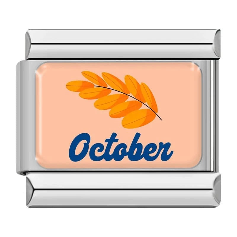 Months - Cacilia Sauer - Italian Charm Bracelet - custom jewelry - vintage jewelry - charms and pendants