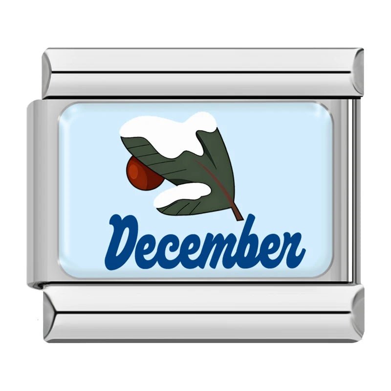 Months - Cacilia Sauer - Italian Charm Bracelet - custom jewelry - vintage jewelry - charms and pendants