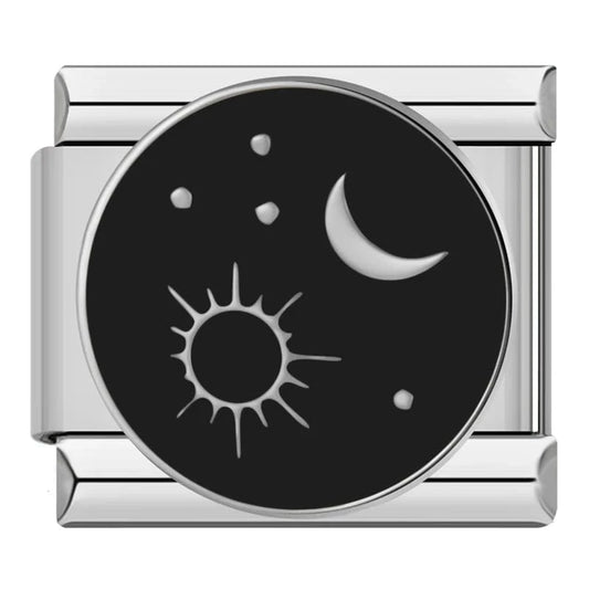 Moon Night - Cacilia Sauer - Italian Charm Bracelet - custom jewelry - vintage jewelry - charms and pendants