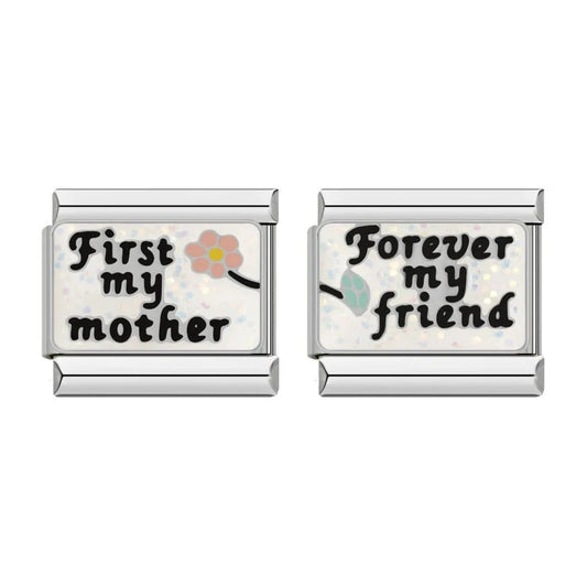 Mother - Friend - Cacilia Sauer - Italian Charm Bracelet - custom jewelry - vintage jewelry - charms and pendants