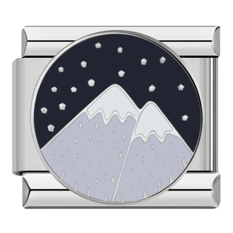 Night Sky & Lunar Charms - Cacilia Sauer - Italian Charm Bracelet - custom jewelry - vintage jewelry - charms and pendants