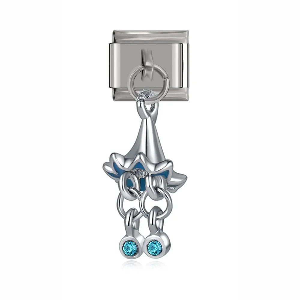 Ocean Whisper - Cacilia Sauer - Italian Charm Bracelet - custom jewelry - vintage jewelry - charms and pendants