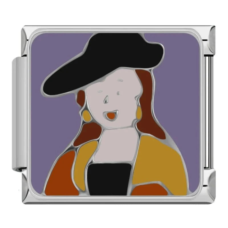 Lady in Hat Painting