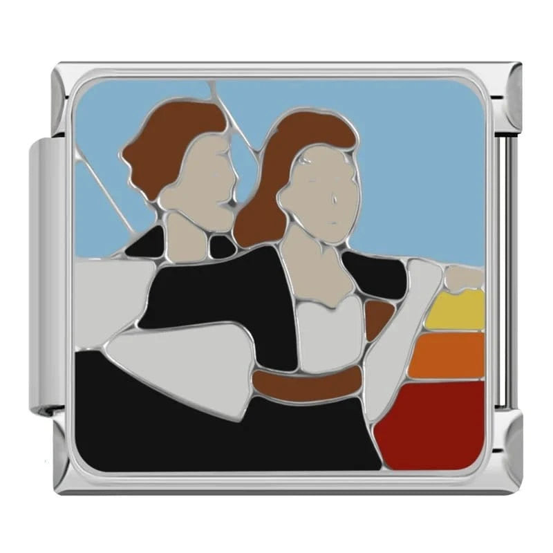 Painting Art Collection - Cacilia Sauer - Italian Charm Bracelet - custom jewelry - vintage jewelry - charms and pendants