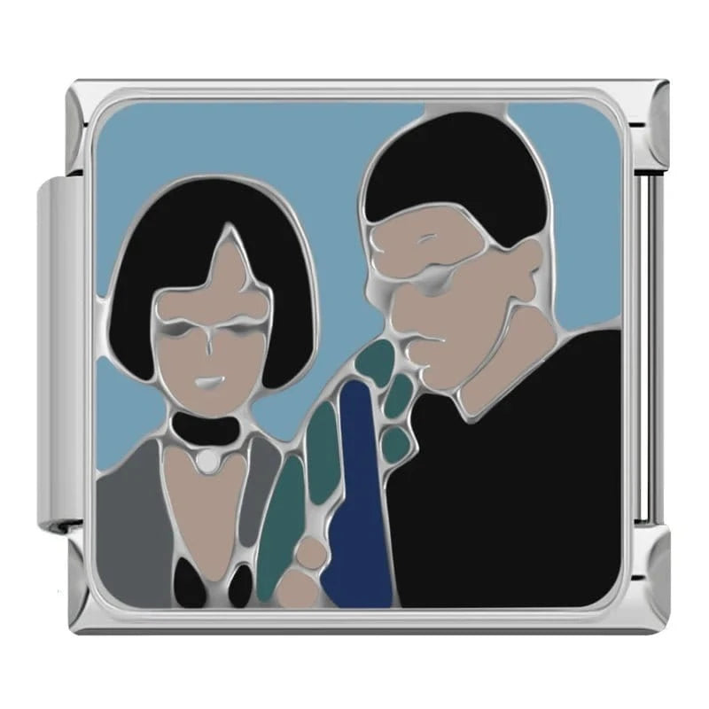 Painting Art Collection - Cacilia Sauer - Italian Charm Bracelet - custom jewelry - vintage jewelry - charms and pendants