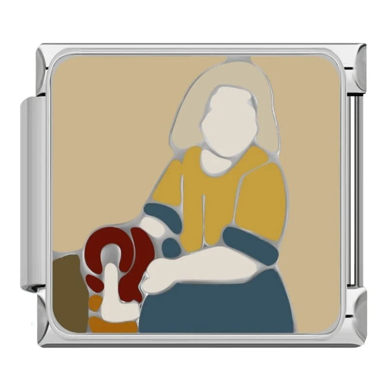 Painting Art Collection - Cacilia Sauer - Italian Charm Bracelet - custom jewelry - vintage jewelry - charms and pendants