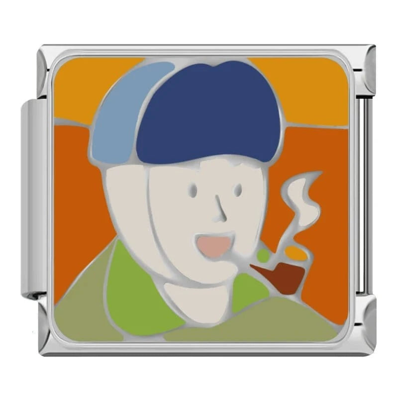 Painting Art Collection - Cacilia Sauer - Italian Charm Bracelet - custom jewelry - vintage jewelry - charms and pendants