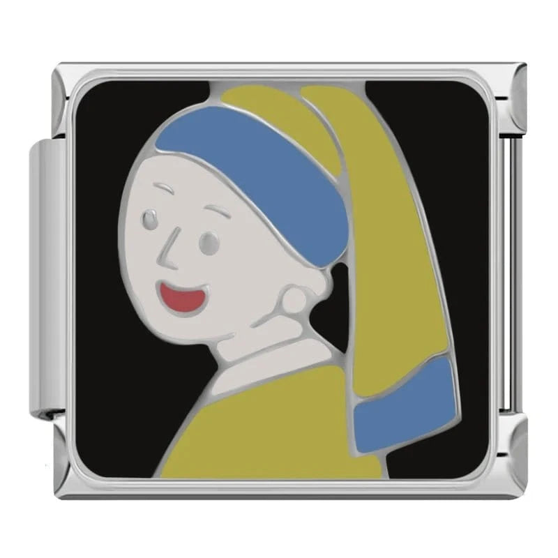 Painting Art Collection - Cacilia Sauer - Italian Charm Bracelet - custom jewelry - vintage jewelry - charms and pendants