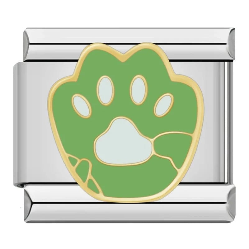 Green Paw Print