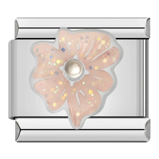 Pearl Petal - Cacilia Sauer - Italian Charm Bracelet - custom jewelry - vintage jewelry - charms and pendants