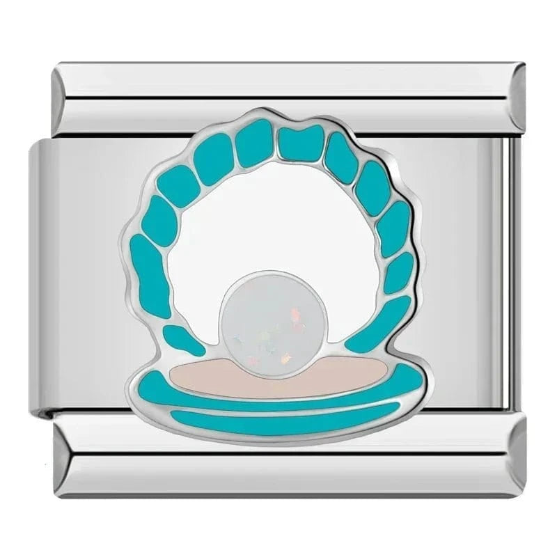 Pearl Pop - Cacilia Sauer - Italian Charm Bracelet - custom jewelry - vintage jewelry - charms and pendants