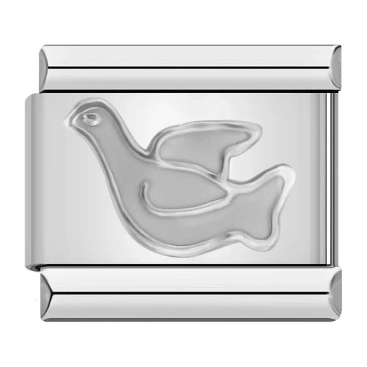 Pigeon - Cacilia Sauer - Italian Charm Bracelet - custom jewelry - vintage jewelry - charms and pendants