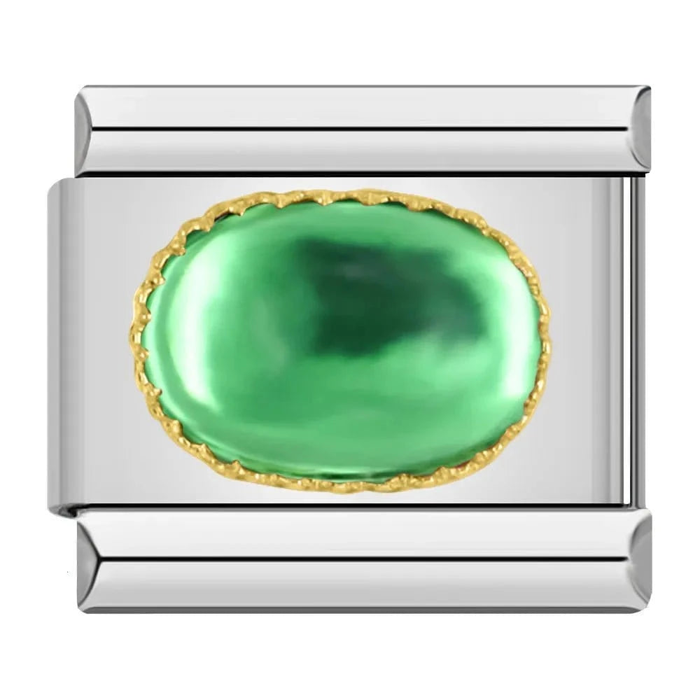 Precious Stones Set - Cacilia Sauer - Italian Charm Bracelet - custom jewelry - vintage jewelry - charms and pendants