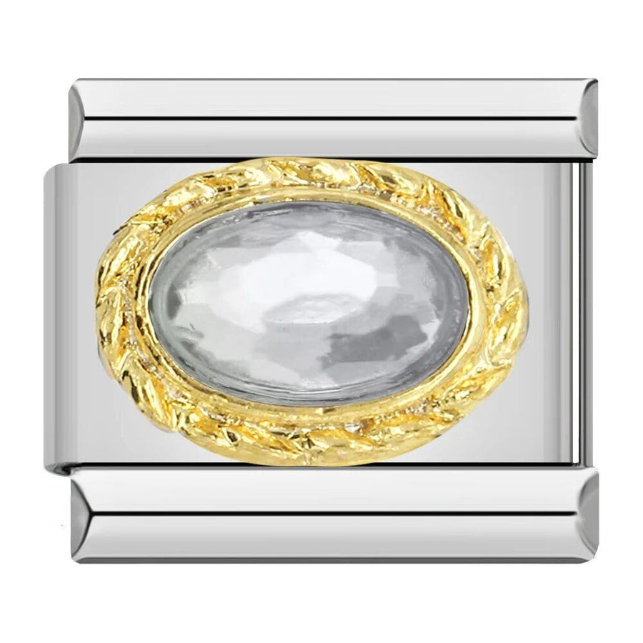Clear Oval Crystal