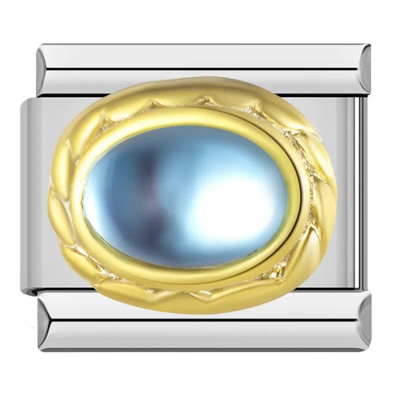 Precious Stones Set - Cacilia Sauer - Italian Charm Bracelet - custom jewelry - vintage jewelry - charms and pendants