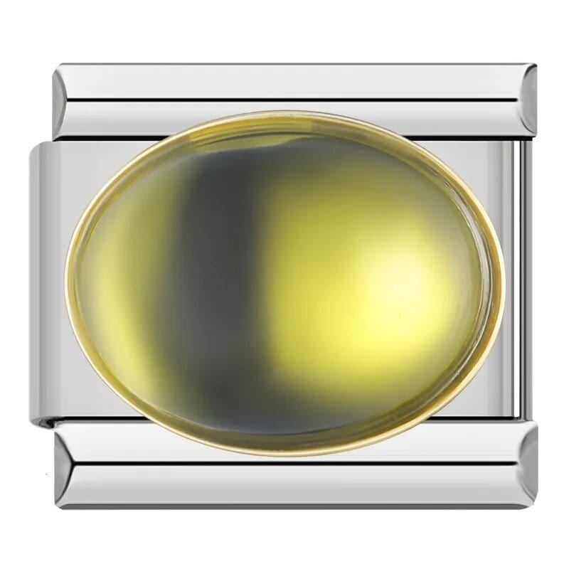 Yellow Oval Stone