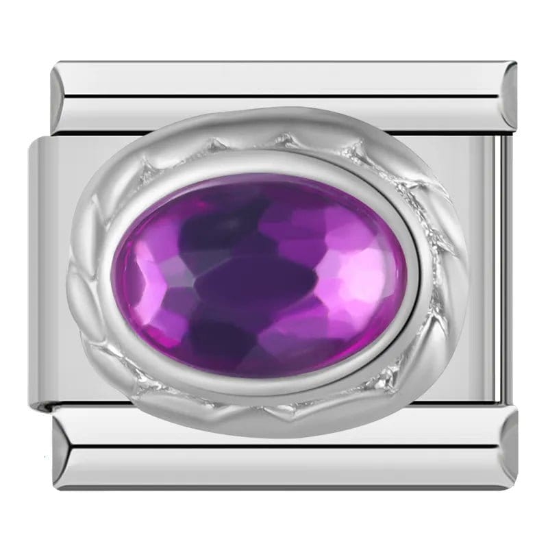 Precious Stones Set - Cacilia Sauer - Italian Charm Bracelet - custom jewelry - vintage jewelry - charms and pendants