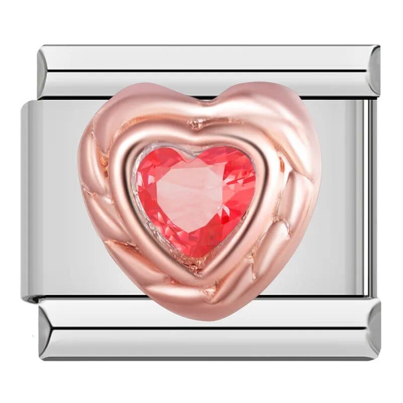 Precious Stones Set - Cacilia Sauer - Italian Charm Bracelet - custom jewelry - vintage jewelry - charms and pendants