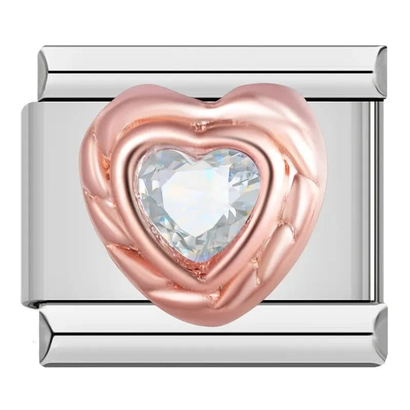 Precious Stones Set - Cacilia Sauer - Italian Charm Bracelet - custom jewelry - vintage jewelry - charms and pendants