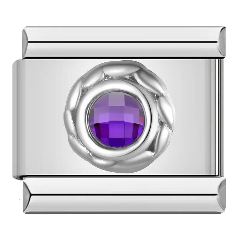 Precious Stones Set - Cacilia Sauer - Italian Charm Bracelet - custom jewelry - vintage jewelry - charms and pendants