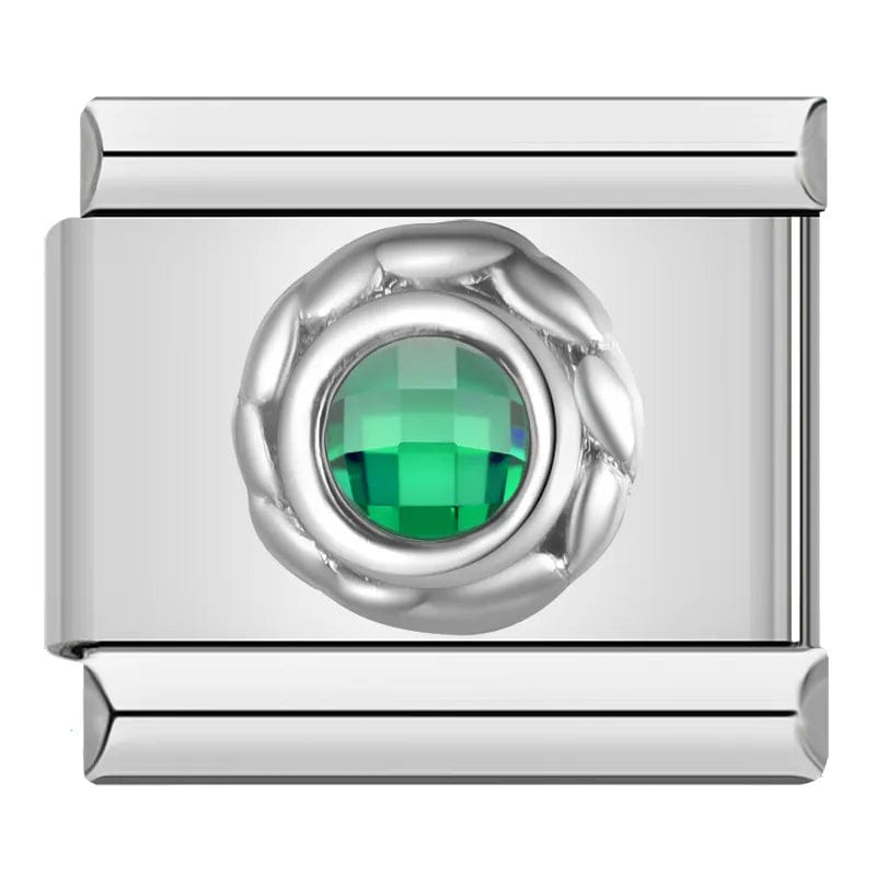 Precious Stones Set - Cacilia Sauer - Italian Charm Bracelet - custom jewelry - vintage jewelry - charms and pendants