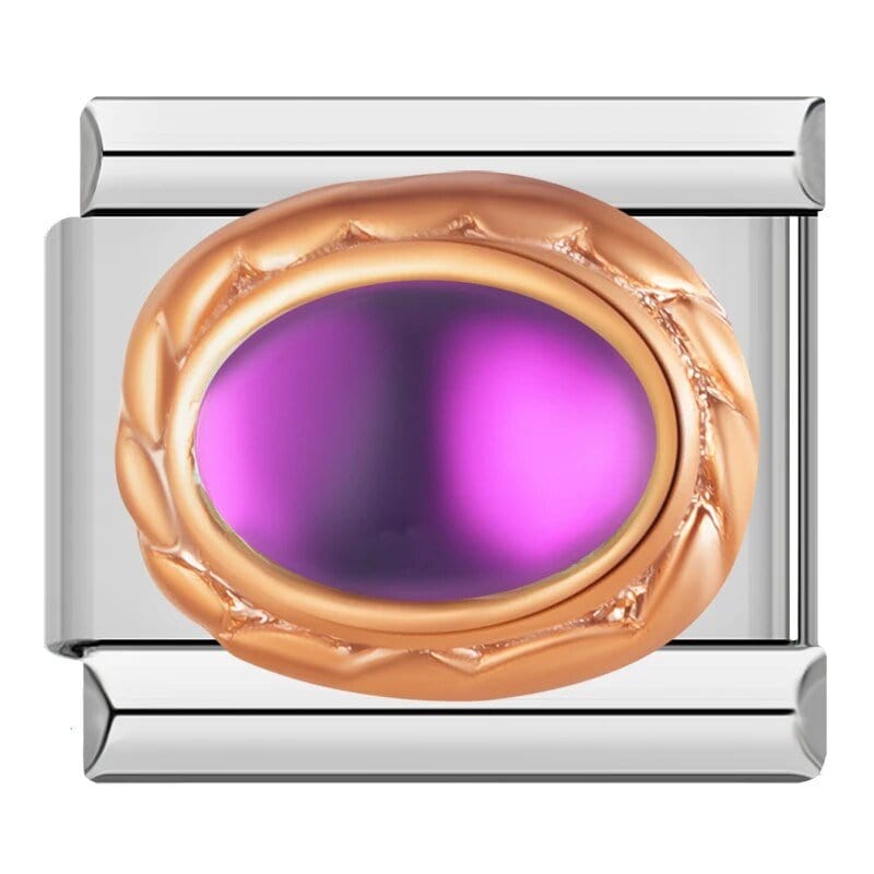 Precious Stones Set - Cacilia Sauer - Italian Charm Bracelet - custom jewelry - vintage jewelry - charms and pendants