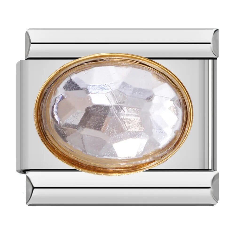 Precious Stones Set - Cacilia Sauer - Italian Charm Bracelet - custom jewelry - vintage jewelry - charms and pendants