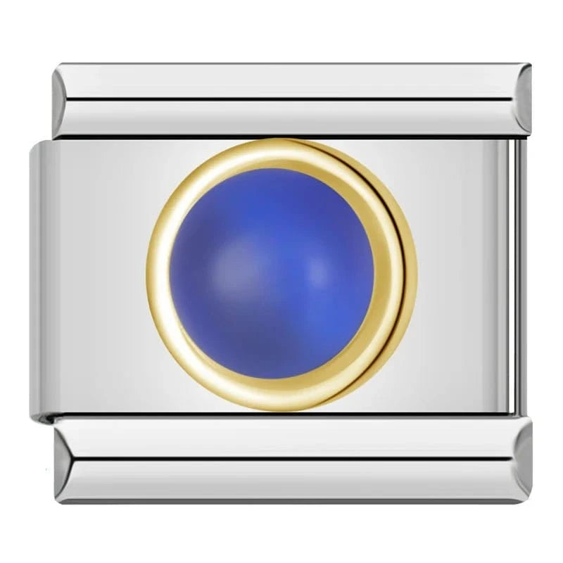 Precious Stones Set - Cacilia Sauer - Italian Charm Bracelet - custom jewelry - vintage jewelry - charms and pendants